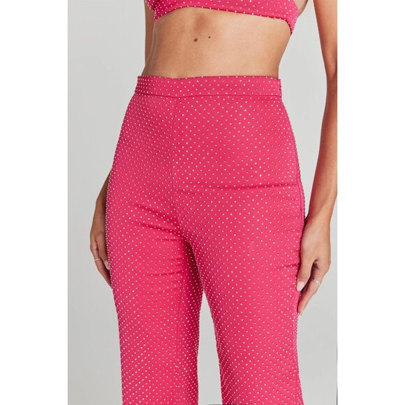 Nadine Merabi Kira Pink Studded Set XS NWT - Picture 5 of 13